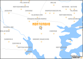 map of Monte Novo