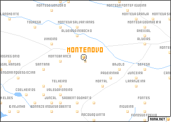 map of Monte Novo