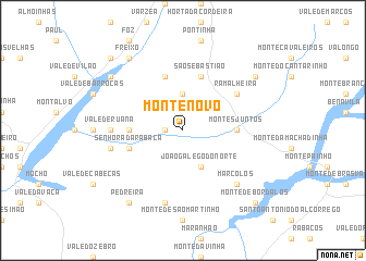 map of Monte Novo