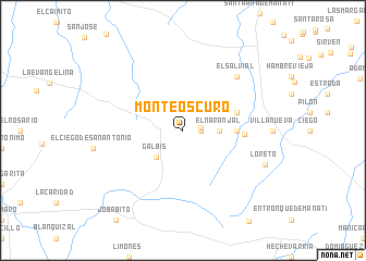 map of Monte Oscuro