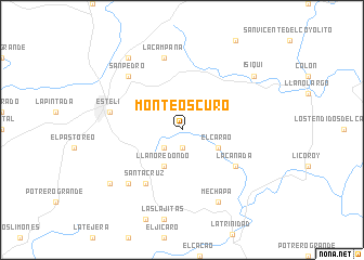 map of Monte Oscuro