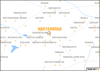 map of Monte Pando