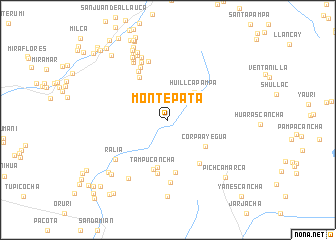 map of Montepata