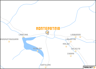 map of Monte Patria