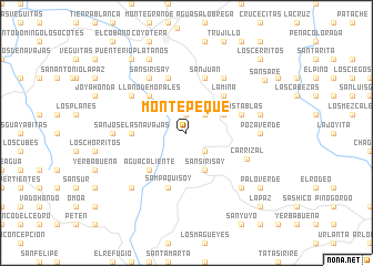 map of Montepeque