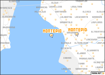 map of Monte Pio