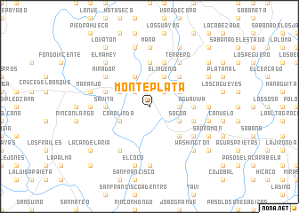 map of Monte Plata