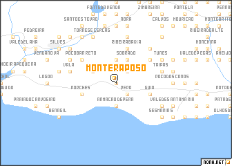 map of Monte Raposo