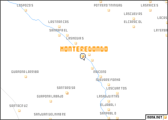 map of Monte Redondo