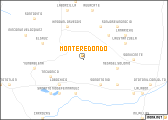 map of Monte Redondo