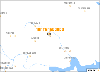 map of Monte Redondo