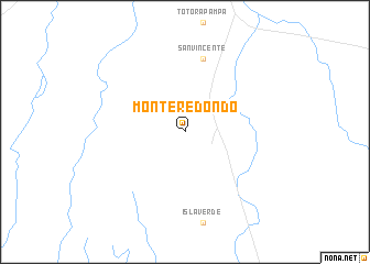 map of Monte Redondo