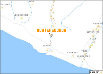 map of Monte Redondo