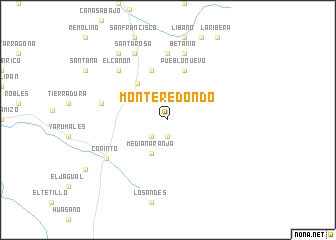 map of Monte Redondo