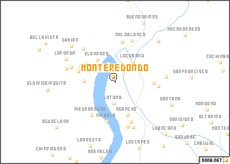 map of Monte Redondo