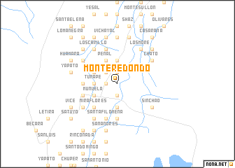 map of Monte Redondo