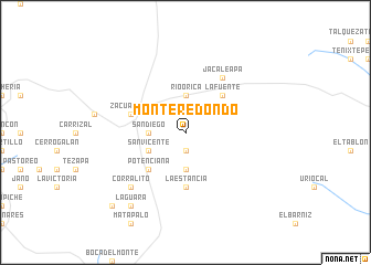 map of Monte Redondo