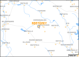 map of Monterey