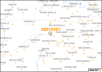 map of Monterey