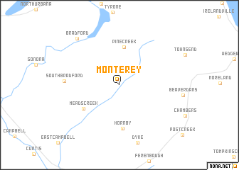 map of Monterey