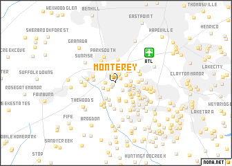 map of Monterey