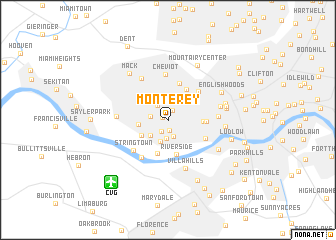 map of Monterey