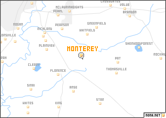 map of Monterey