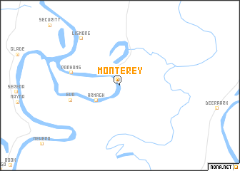 map of Monterey