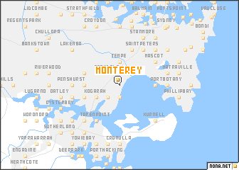 map of Monterey