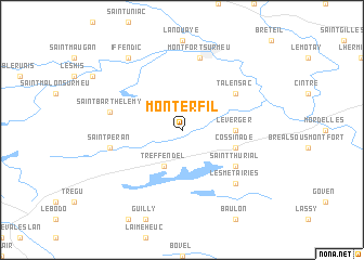 map of Monterfil