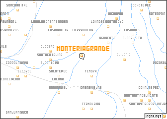 map of Montería Grande