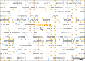 map of Monte Rico