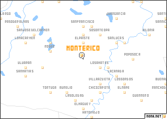 map of Monte Rico