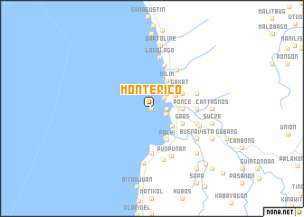 map of Monterico