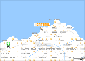 map of Monteril