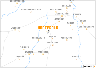 map of Monterola