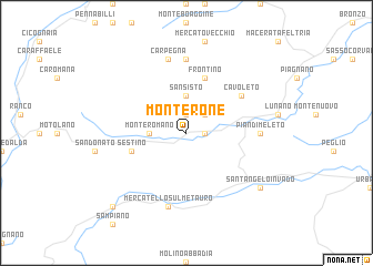 map of Monterone