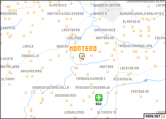 map of Montero