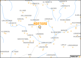 map of Montero
