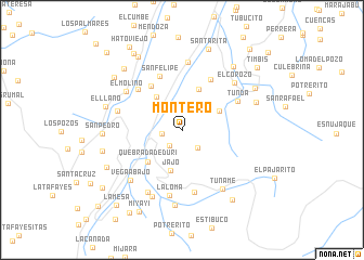 map of Montero