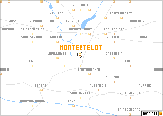 map of Montertelot