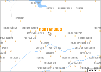 map of Monte Ruivo