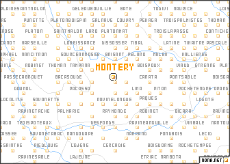 map of Montery