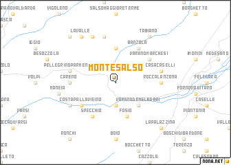 map of Montesalso