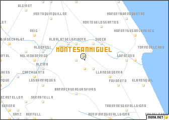 map of Monte San Miguel