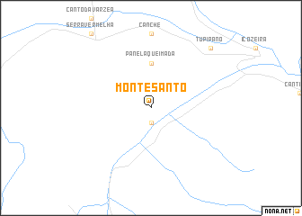 map of Monte Santo