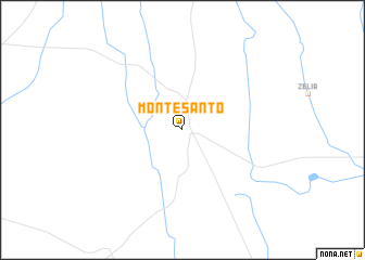 map of Monte Santo