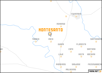 map of Monte Santo