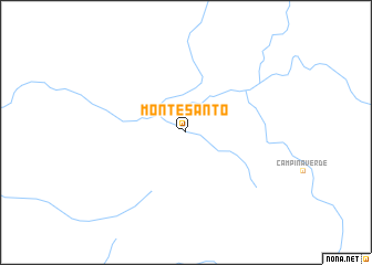 map of Monte Santo