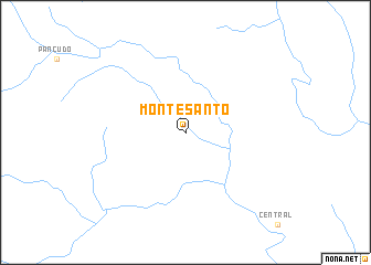 map of Monte Santo